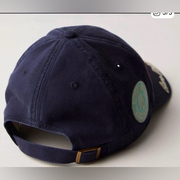 NWT FP Movement Free People Patchwork Baseball Hat Navy Anthropologie Lululemon - Picture 3 of 9